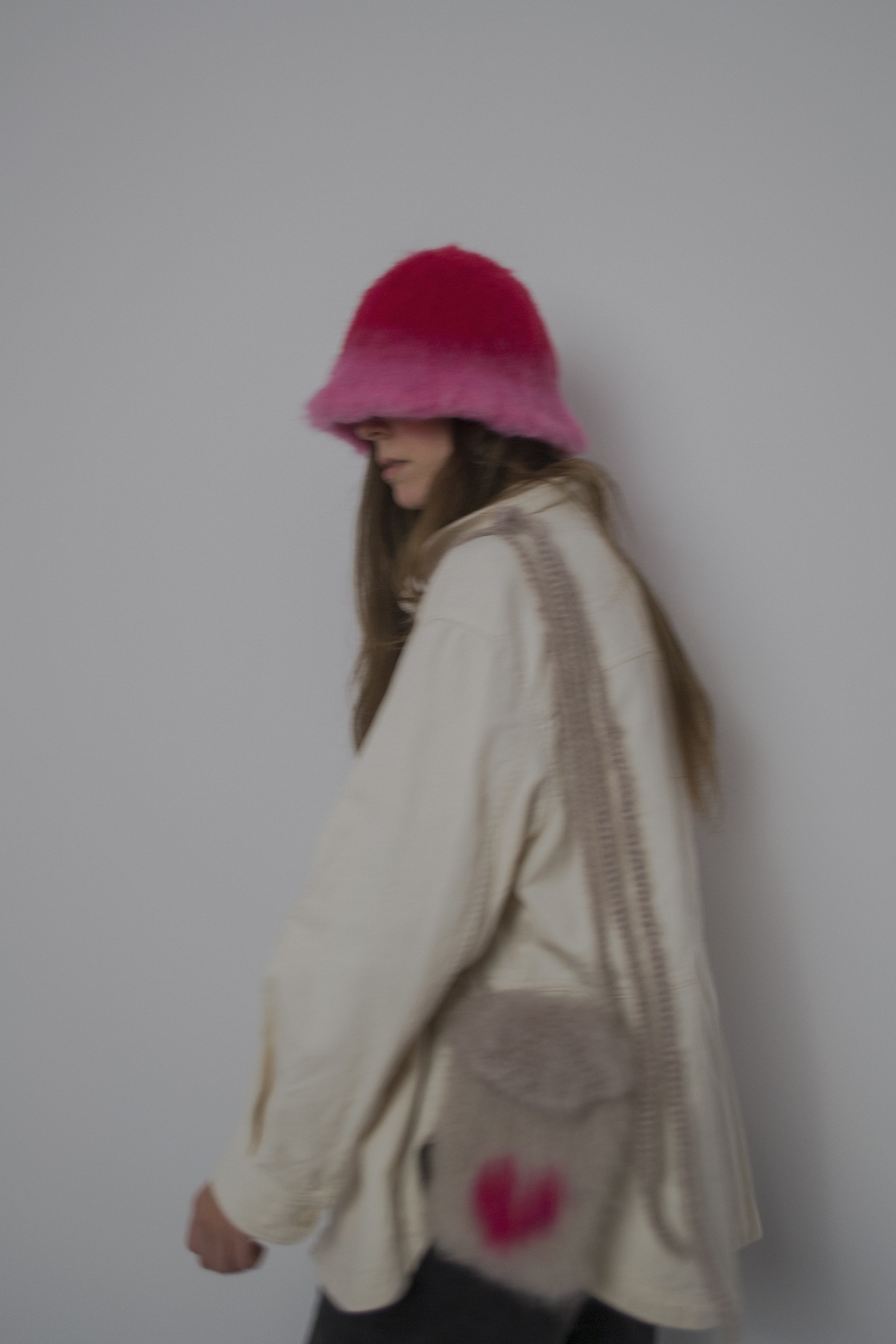 96 Torebka blurred różowa