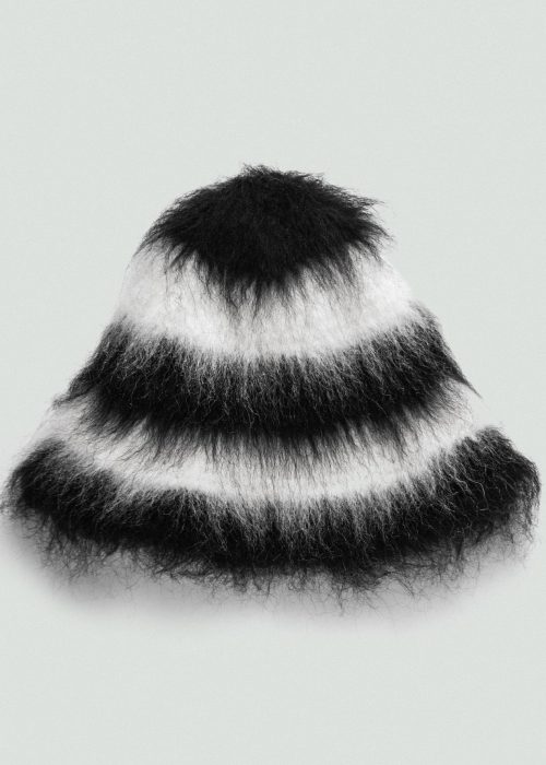 Kapelusz blurred zebra