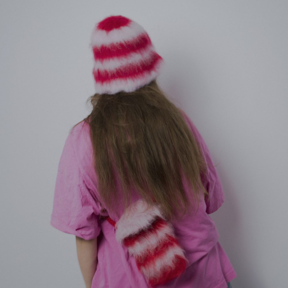10 Torebka blurred pink-red stripes