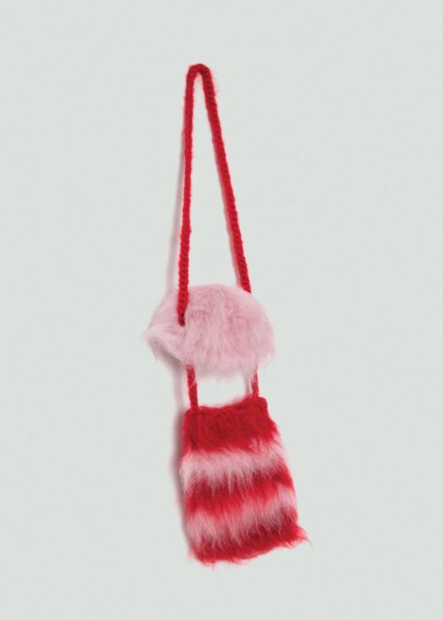 24a-01 Torebka blurred pink-red stripes