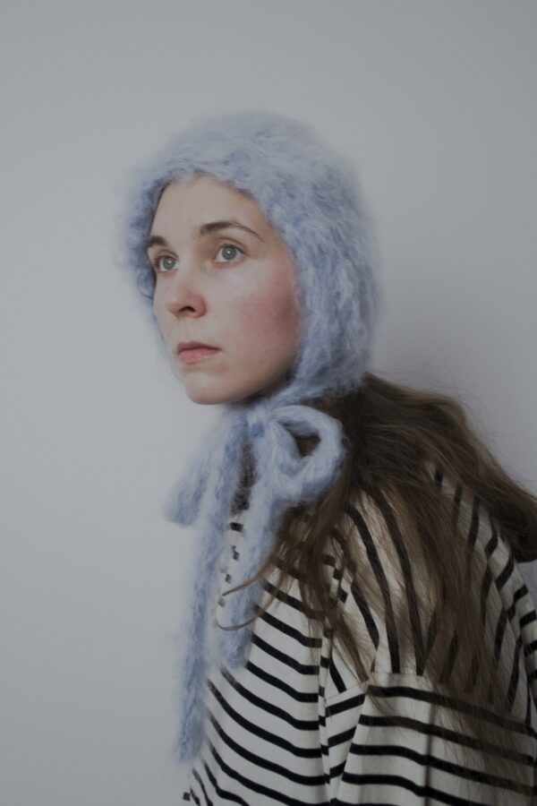 Bonetka blurred blue sky