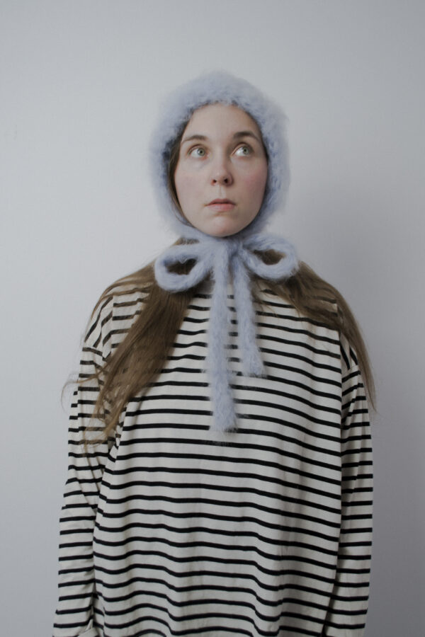 Bonetka blurred blue sky