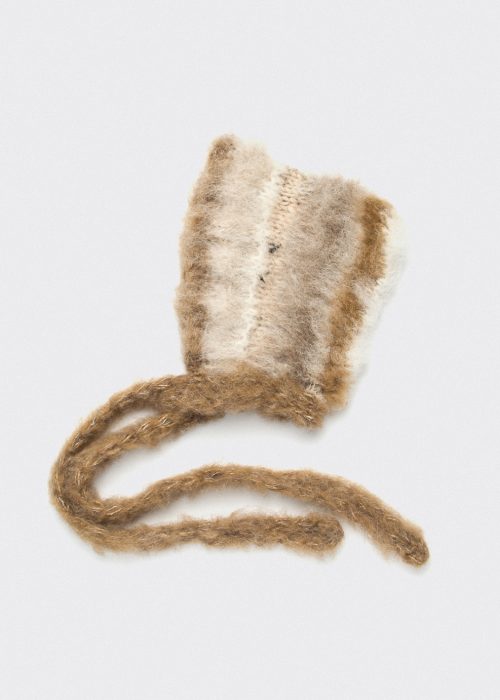 Bonetka blurred bellflower brown