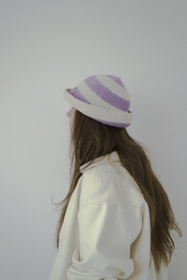 Bucket hat bluberry shake