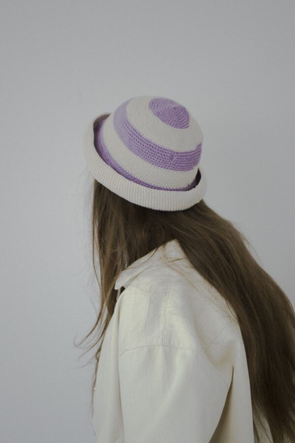 Bucket hat bluberry shake