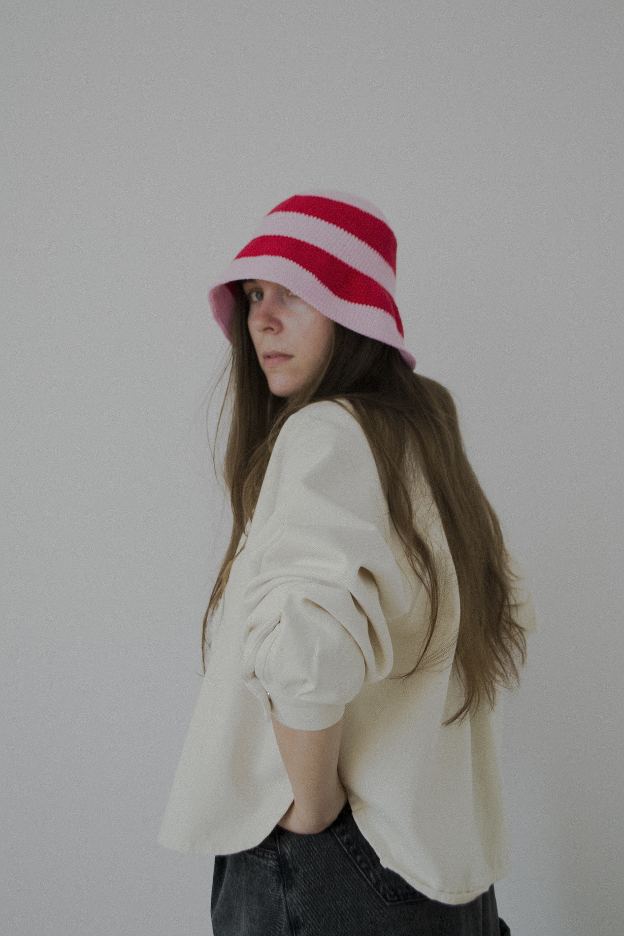 34 Bucket hat strawberry
