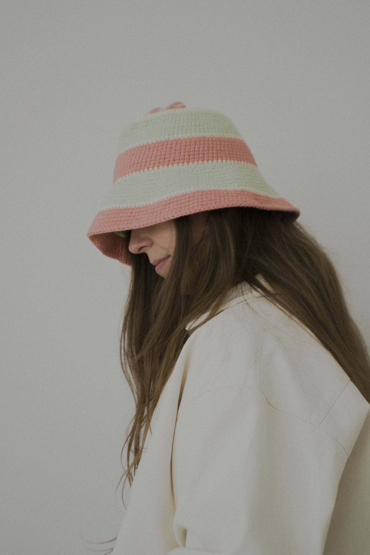 44 Bucket hat retro unikat