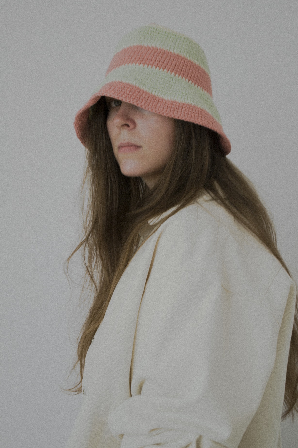 46 Bucket hat retro unikat