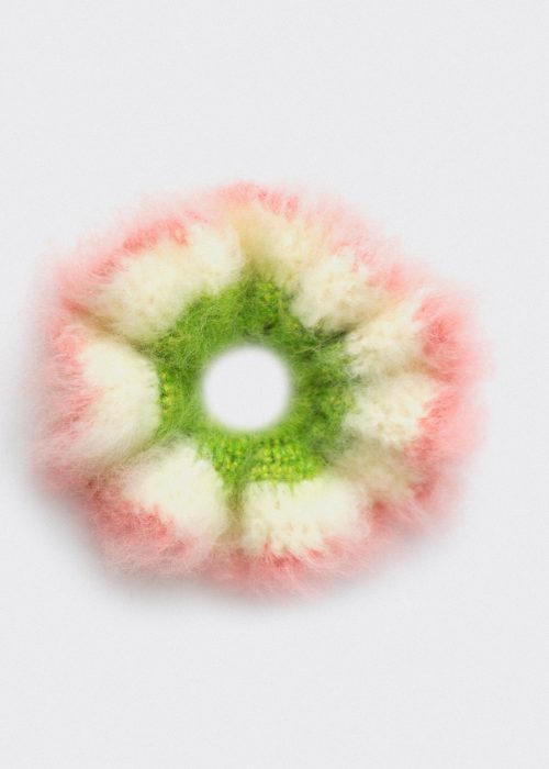 Scrunchie flower peachy