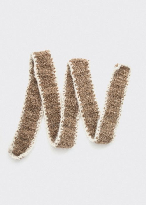 Tiny scarf brown