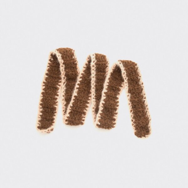 Tiny scarf chocolate