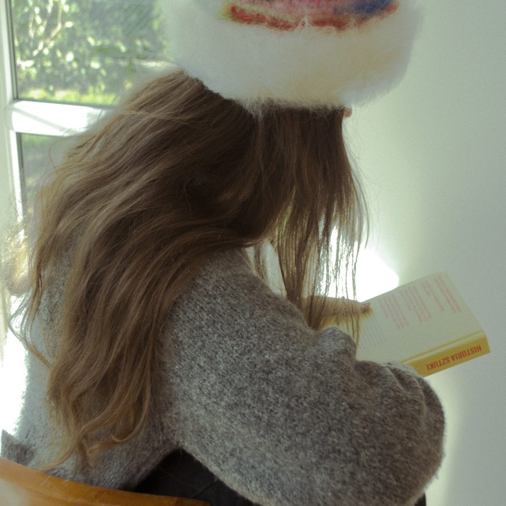 Czapka blurred kolorowa