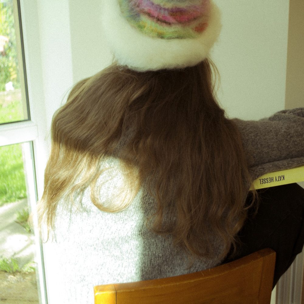 Czapka blurred kolorowa