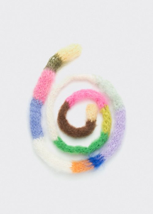 Szalik blurred boa colourfull