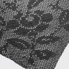 123 Chustka filet crochet black roses